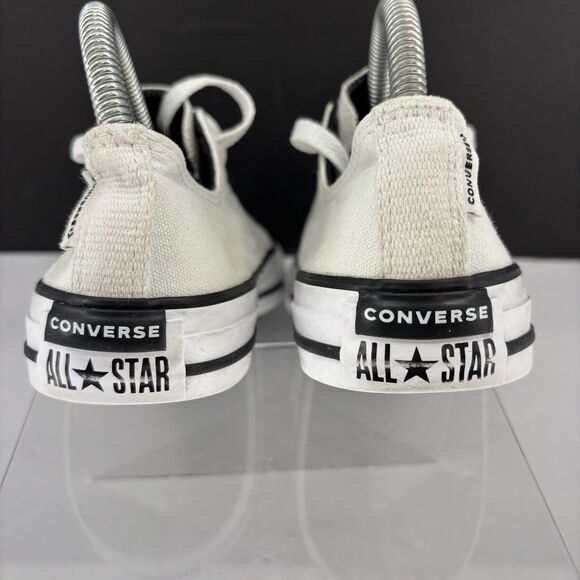 Converse Chuck Taylor All Star OX White Canvas Black Stripe Size‎ 6..... 669783F - Picture 2 of 16